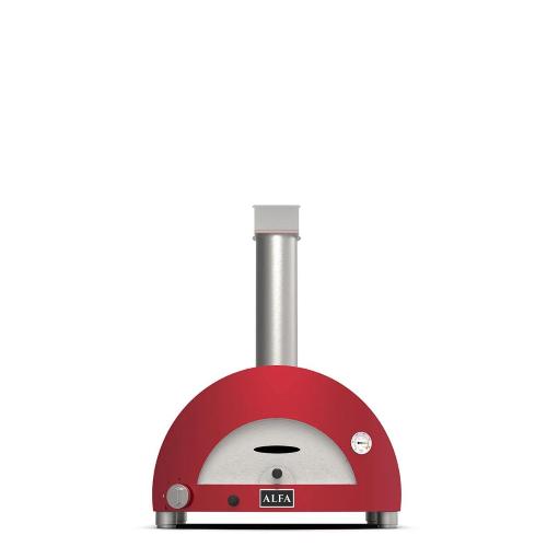 Pizza Oven ALFA Forni MODERNO 1 Pizza FXMD-1P-LROA Antique Red - Wood