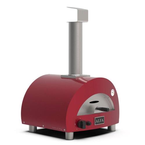 Pizza Oven ALFA Forni MODERNO Portable FXMD-PT-GROA Antique Red - Gas