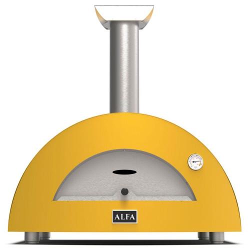 Pizza Oven ALFA Forni MODERNO 2 Pizze FXMD-2P-LGIA Fire Yellow - Wood