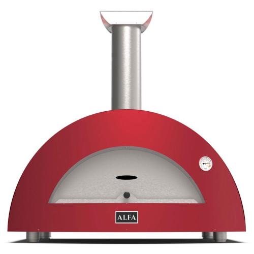 Pizza Oven ALFA Forni MODERNO 3 Pizze FXMD-3P-LROA Antique Red - Wood