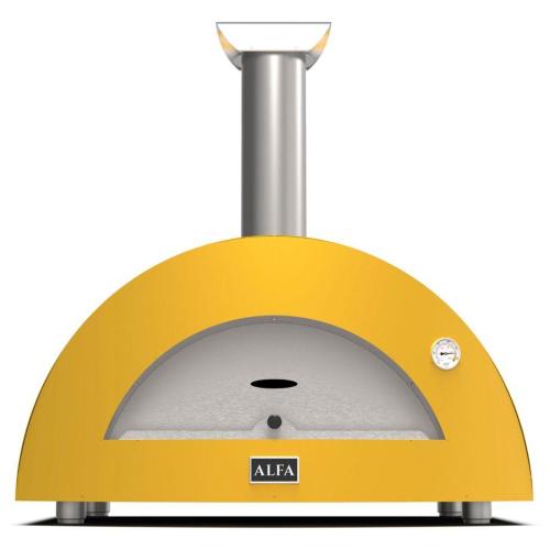 Pizza Oven ALFA Forni MODERNO 3 Pizze FXMD-3P-LGIA Fire Yellow - Wood