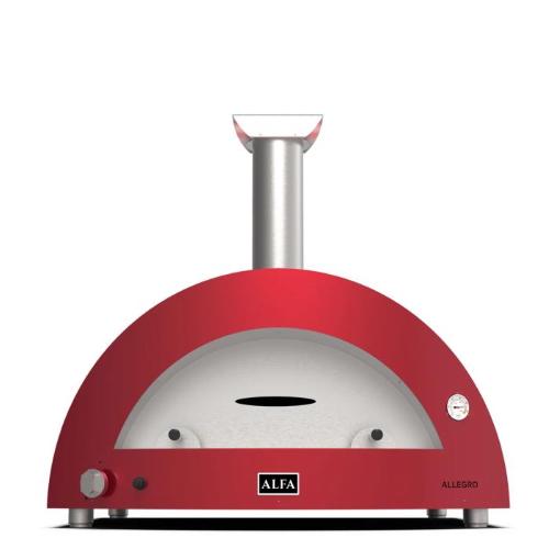 Pizza Oven ALFA Forni MODERNO 5 Pizze FXMD-5P-LROA Antique Red - Wood